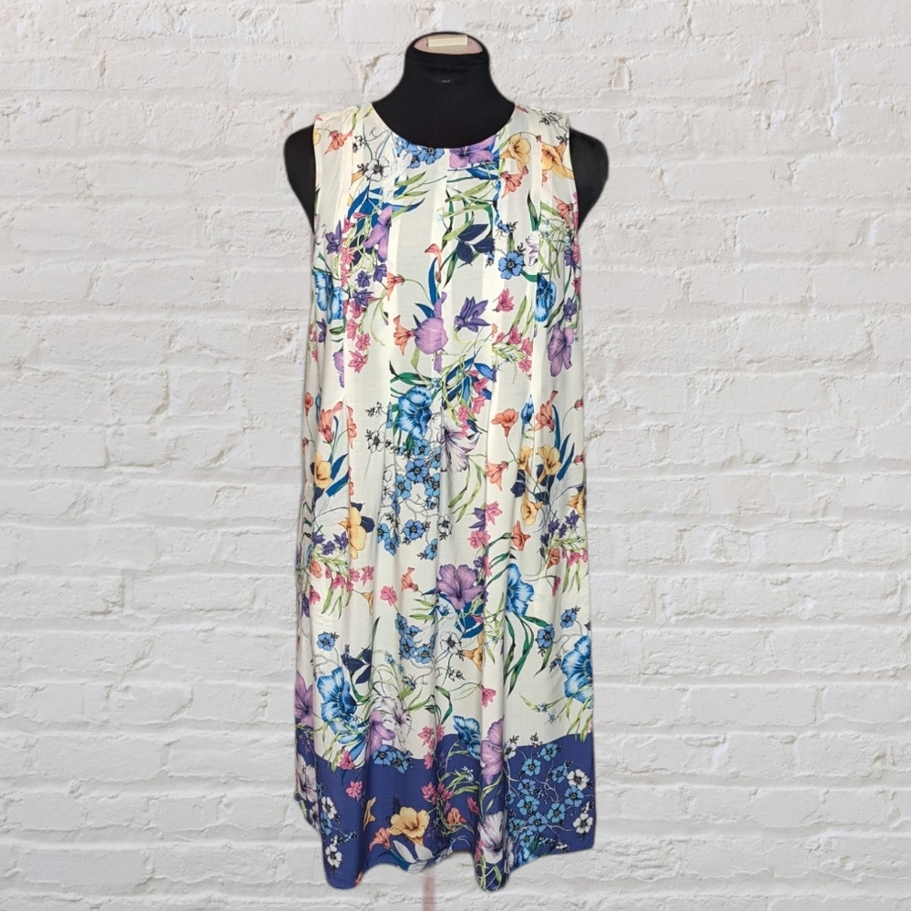 🏷️NWT J. Jill floral sleeveless dress XS